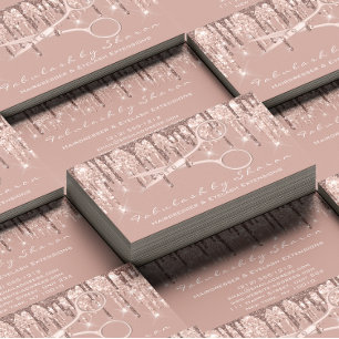 Carte De Visite Coiffeur Styliste Coiffeur Ciseaux Rose Drives Blu