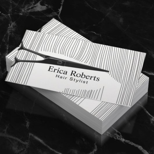 Carte De Visite Coiffeur Stylo Coiffeur Coiffeur Professionnel