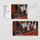 Carte De Visite Coiffeur - sur le compteur (Devant / Derrière)