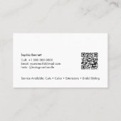 Carte de visite Coiffeurs & Salon | DP7 (Dos)