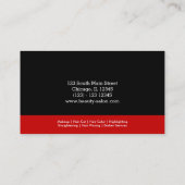 Carte De Visite Coiffeuse (Dos)