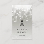 Carte De Visite Coiffeuse Platinum (Devant)