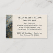 Carte De Visite Coiffeuse professionnelle Salon de beauté (Dos)