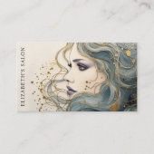 Carte De Visite Coiffeuse professionnelle Salon de beauté (Devant)