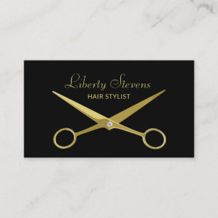 Carte De Visite Coiffeuse Styliste Salon Ciseaux Beauté