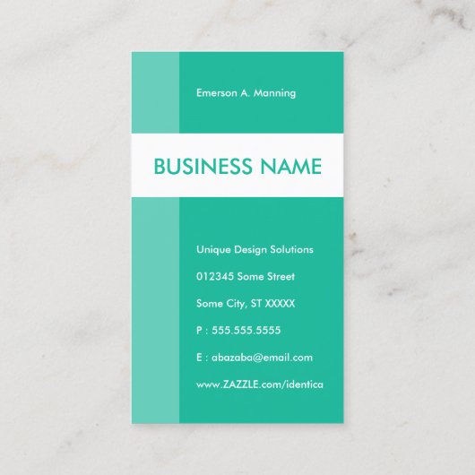 Carte De Visite coiffure (Dos)