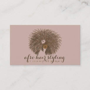 Carte De Visite Coiffure Afro