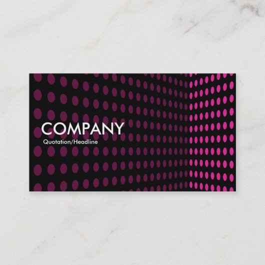 Carte De Visite Coin de ton - Rose chaud (Devant)