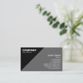 Carte De Visite Coin triangulaire (Debout devant)