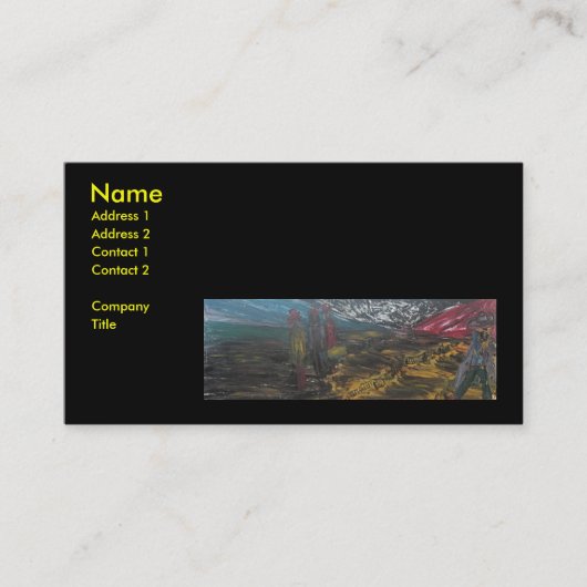 CARTE DE VISITE COINCÉ AVEC GEORGE (Devant)