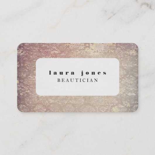 Carte De Visite Coins arrondis Peau serpent Imprimer Modèle de mod (Devant)