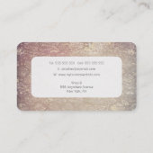 Carte De Visite Coins arrondis Peau serpent Imprimer Modèle de mod (Dos)