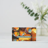 Carte De Visite Col En Céramique, Cours De Poterie, Potters (Debout devant)