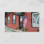 Carte De Visite Cold Spring, NY - Rue avec bâtiment rouge (Dos)