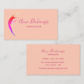 Carte De Visite Colibri (Devant / Derrière)