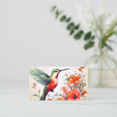 Carte De Visite Colibri (Debout devant)