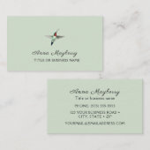 Carte De Visite Colibri (Devant / Derrière)