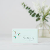 Carte de visite Colibri (Debout devant)