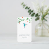 Carte de visite Colibri (Debout devant)