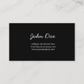 Carte De Visite Colibri bleu (Dos)