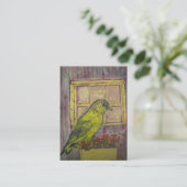 Carte De Visite Colibri dans la fenêtre (Debout devant)