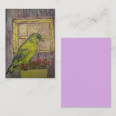 Carte De Visite Colibri dans la fenêtre (Devant / Derrière)