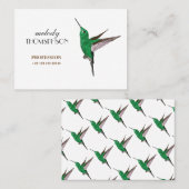 Carte De Visite Colibri puissant, matte standard (Devant / Derrière)