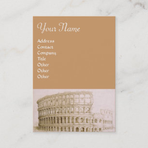 Carte De Visite COLISEE /Architecture Antique,Architecte Brun