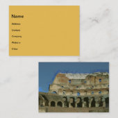 Carte De Visite Colisée, Rome (Devant / Derrière)