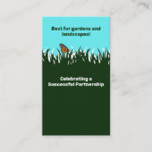 Carte De Visite Collaboration de la nature : Merci à papillon de p (Devant)