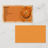 Carte De Visite Collage de basket-balls (Devant / Derrière)