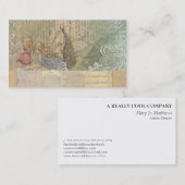 Carte De Visite Collage de fée d'ange (Devant / Derrière)