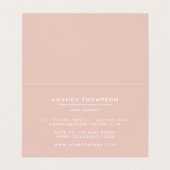 Carte De Visite Collage de pinceaux tendance Ajouter logo (Intérieur déplié)