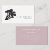 Carte De Visite Collage de pointes géométriques tendance (Devant / Derrière)