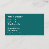 Carte De Visite Collage des aurores boréales de l'Alaska (Dos)