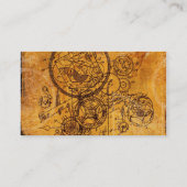 Carte De Visite Collage des horloges (Dos)