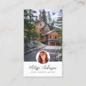 Carte De Visite Collage photo de l'agent immobilier (Devant)