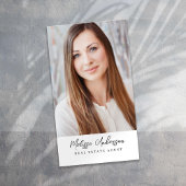 Carte De Visite Collage photo de l'agent immobilier