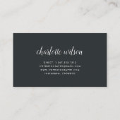 Carte De Visite Collage photo moderne | Photographe Code QR (Dos)