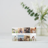Carte De Visite Collage photo moderne simple (Debout devant)