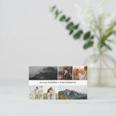 Carte De Visite Collage photo moderne simple (Debout devant)