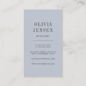 Carte De Visite Collage photo vertical | Photographe Code QR (Dos)