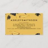 Carte De Visite Collage scolaire de Culwn de la casquette Jaune (Dos)