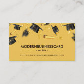 Carte De Visite Collage scolaire de Culwn de la casquette Jaune (Devant)