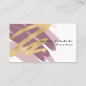 Carte de visite Collage Traits Tendance (Devant)