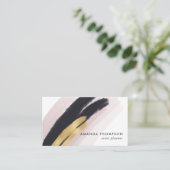 Carte de visite Collage Traits Tendance (Debout devant)