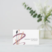 Carte de visite Collage Traits Tendances (Debout devant)
