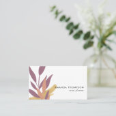 Carte de visite Collage Traits Tendances (Debout devant)