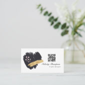 Carte de visite Collage Traits Tendances (Debout devant)