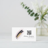 Carte de visite Collage Traits Tendances (Debout devant)